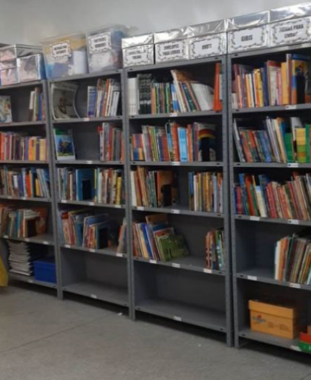 Acervo da biblioteca escolar
